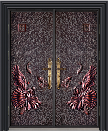 Aluminum wooden door seriesHZ-505