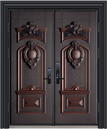 Aluminum wooden door seriesHZ-508