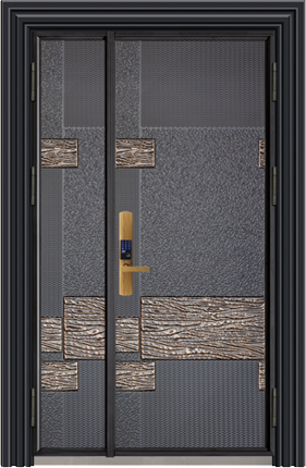 Aluminum wooden door seriesHZ-517